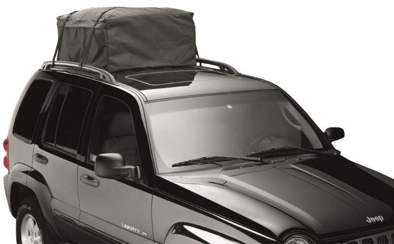 Lund universal soft cargo pack on black suv offroad