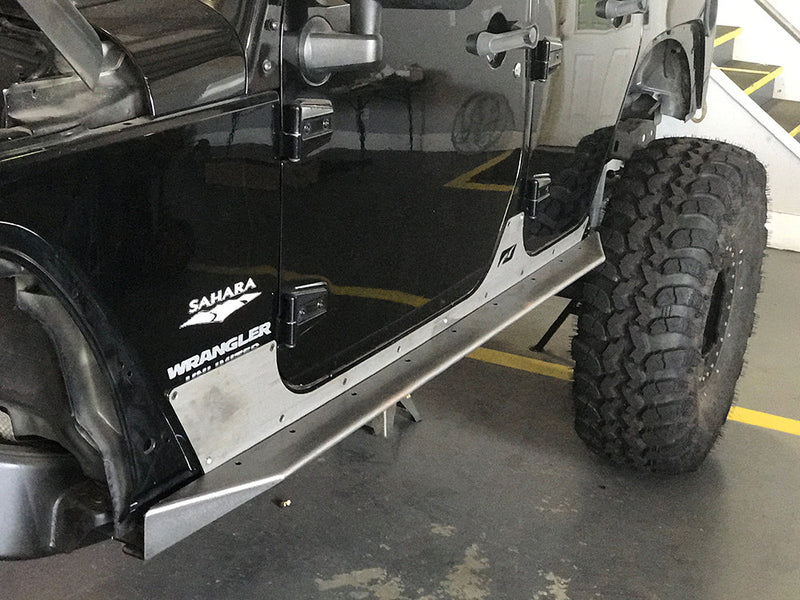 Crusher Rocker Guards w/ Step for Jeep JKU 4 Door