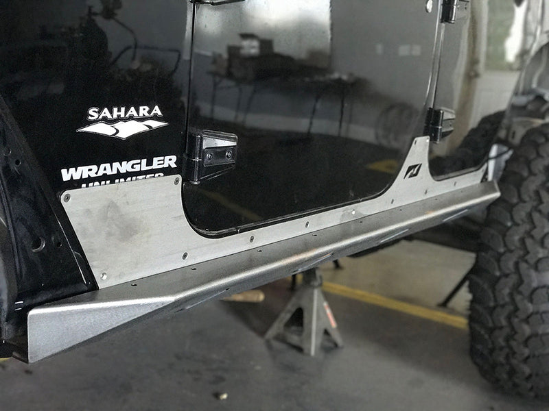 Crusher Rocker Guards w/ Step for Jeep JKU 4 Door