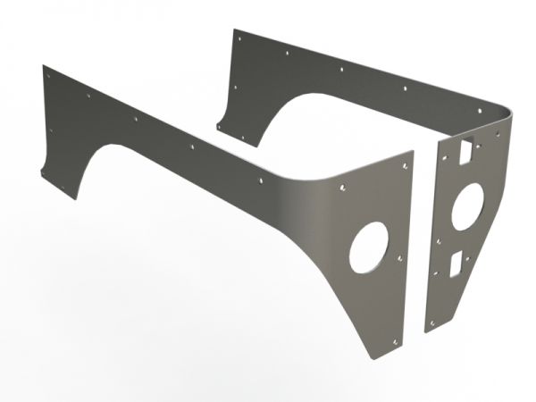 Comp Cut Corner Guards for Jeep TJ - Steel
