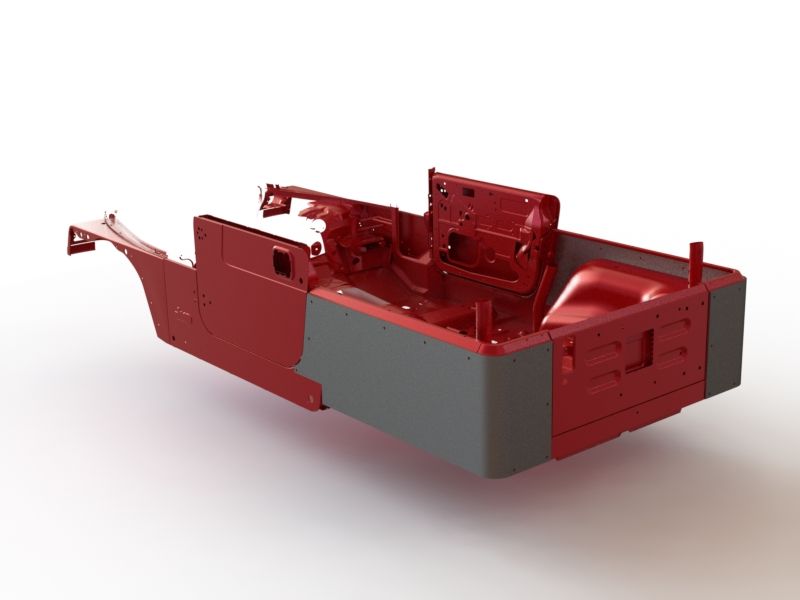 Blank Corner Guards for Jeep CJ YJ TJ - Steel