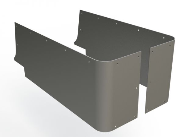 Blank Corner Guards for Jeep CJ YJ TJ - Steel