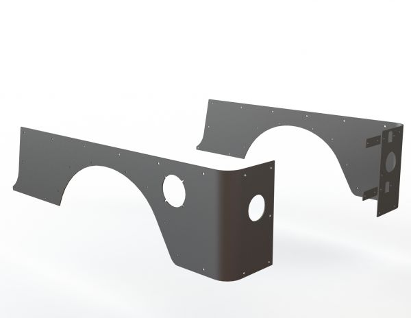 Factory Wheel Opening Corner Guards for Jeep LJ 04-06