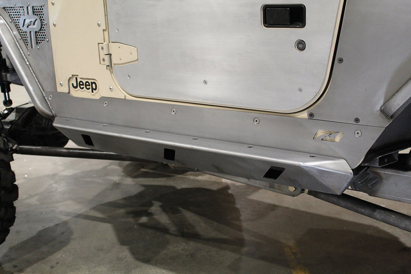 Crusher Rocker Guards with Boat Side Steps for Jeep TJ