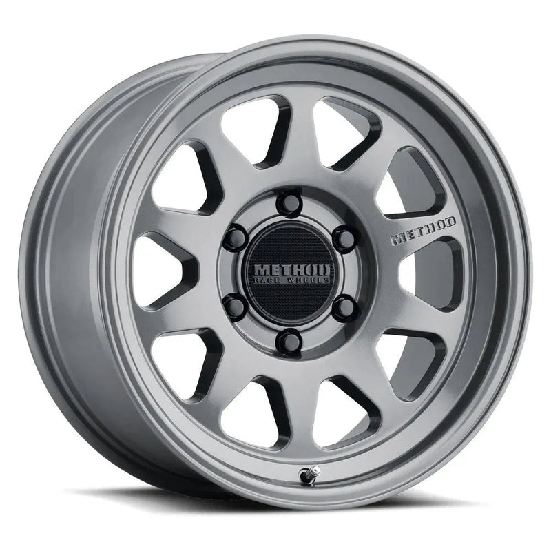 Method mr316 17x8 25mm offset steel wheel with matt finish