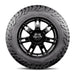 Mickey thompson baja boss a/t tire - 275/60r20 115t - black wheel and tire on white background.