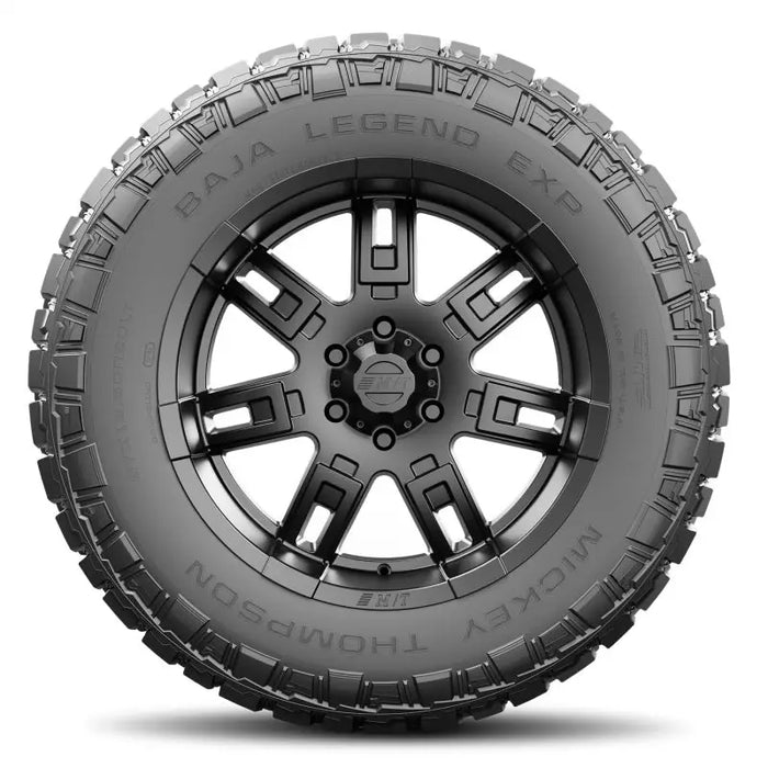 Mickey Thompson Baja Legend EXP Tire LT295/70R18 129/126Q 52842 - Black wheel with rim and tires