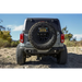 Mickey Thompson Baja Legend MTZ tire cover on rear of Jeep