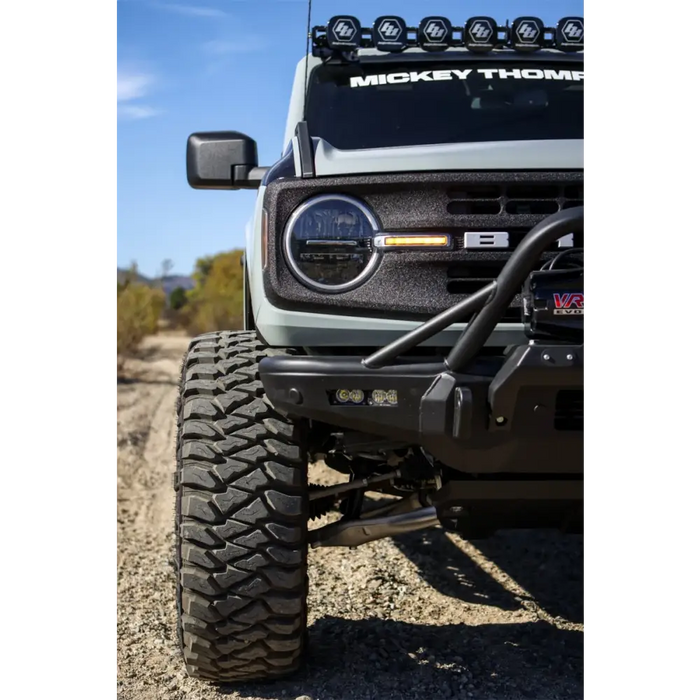 Close up of truck with bumper and light - Mickey Thompson Baja Legend MTZ Tire