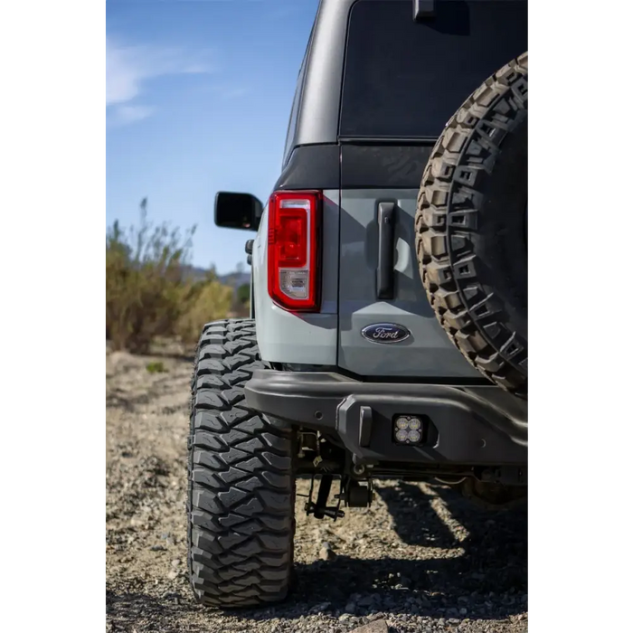 Mickey Thompson Baja Legend MTZ tire with truck back close up