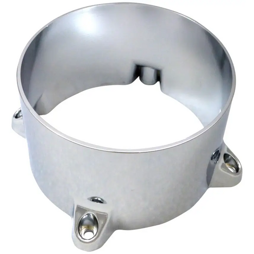 Mickey Thompson Classic III Center Cap stainless steel exhaust cover with metal fitting.
