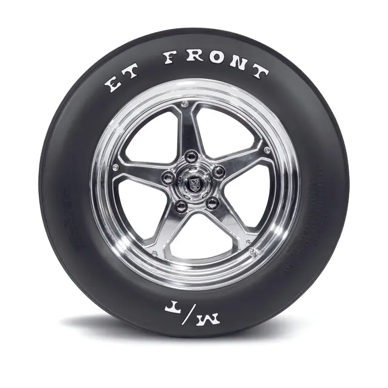 Mickey Thompson black and chrome wheel with white spoke for Ford Bronco.