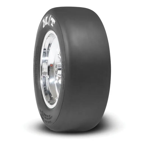 Mickey Thompson Pro Drag Radial Tire - 26.0/8.5R15 R1 Black Tire with White Rim