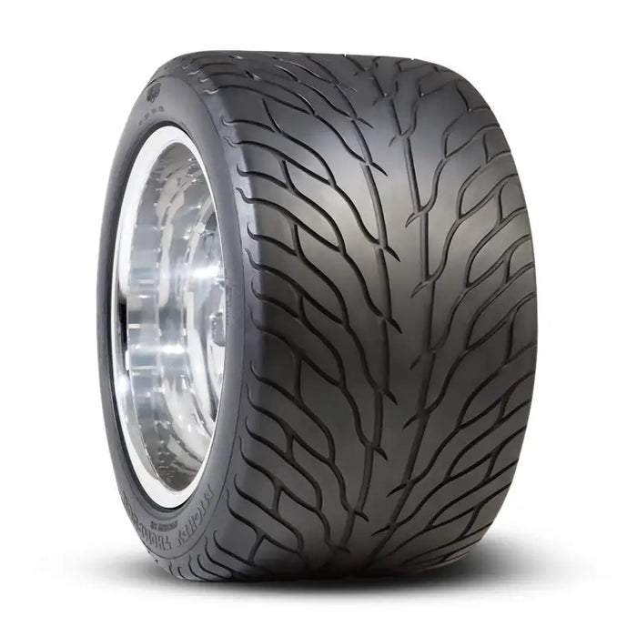 Mickey Thompson Sportsman S/R Tire close-up on white background