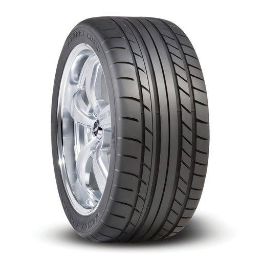 Mickey thompson street comp tire on white background