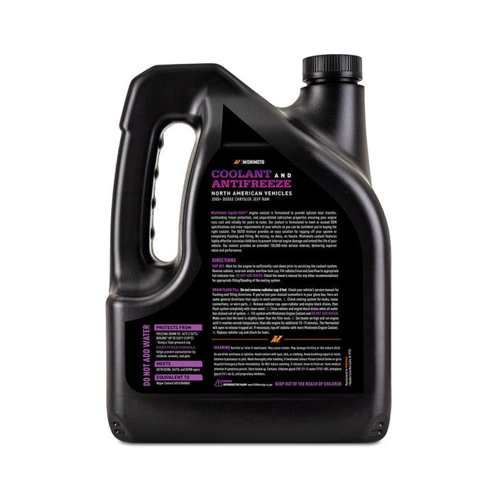 Mishimoto liquid chill eg coolant gallon, purple for jeep wrangler and ford bronco