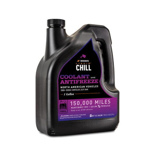 Mishimoto liquid chill eg coolant, north american vehicles, purple - gallon bottle of coolant antifreeze