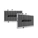 Pair of aluminum radiator covers for bmw s100 showcased in mishimoto mitsubishi lancer evo iv-vi manual aluminum radiator