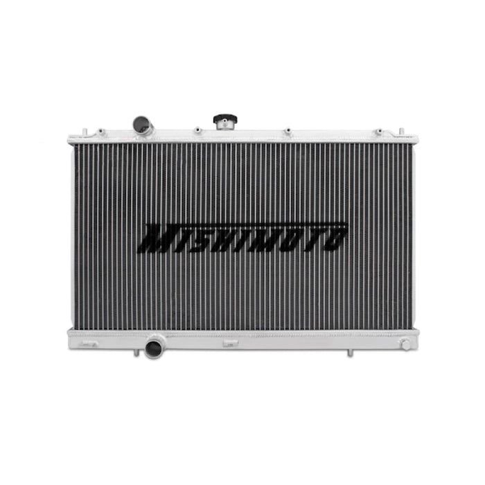 Mishimoto mitsubishi lancer evo iv-vi manual aluminum radiator with metway logo