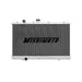 Mishimoto mitsubishi lancer evo iv-vi manual aluminum radiator with metway logo