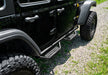 N-fab black cab length nerf steps on ford bronco