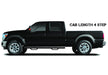 N-fab 21-22 ford bronco 4 door srw rs nerf steps - cab length - tex. Black - truck with white background