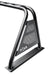 N-fab arc sport bar for toyota tacoma - textured black aluminum frame with white logo