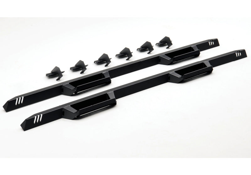 N-fab epyx 2018 jeep wrangler jl 4dr suv front bumper brackets - tex. Black