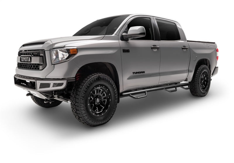 N-fab nerf step for toyota tacoma double cab with black wheels