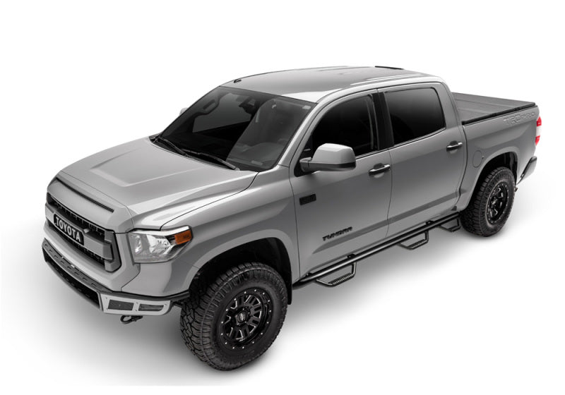 Toyota tacoma double cab n-fab nerf step in tex. Black with bed access