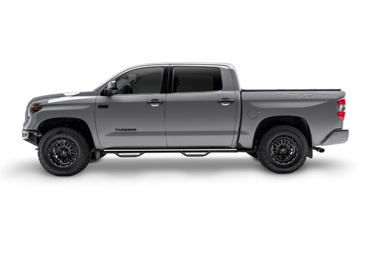 2020 toyota tundra with n-fab nerf steps in tex. Black
