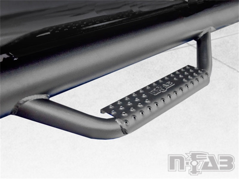 N-fab wheel nerf step made from steel pipe for toyota tacoma double cab