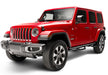 Jeep wrangler jl suv with n-fab gloss black wheel nerf steps - w2w concept image
