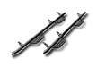 Pair of black front bumpers for bmw e-type displayed on n-fab nerf step 2018 jeep wrangler jl suv 4 door - gloss black -