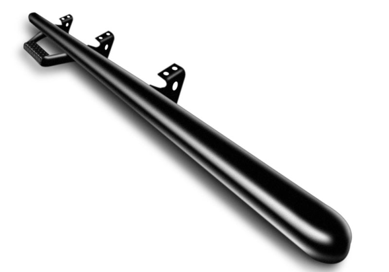 Black metal handle on white background for n-fab nerf step 97-06 jeep wrangler tj/bj 2 door all - tex. Black - w