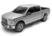 Silver toyota tacoma double cab truck on white background - n-fab podium lg 16-17, tex. Black - 3in