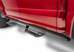 Red truck with black side step - n-fab predator pro step system for toyota tacoma double cab