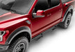 Red and black n-fab predator pro step system for toyota 4 runner suv