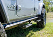 N-fab predator pro step system front bumper with jeep logo