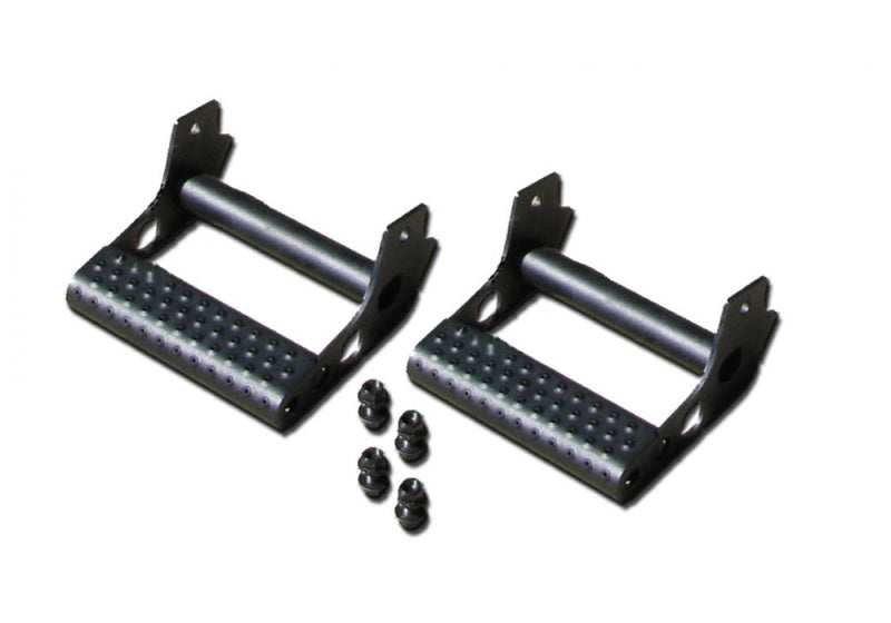 N-fab rkr universal detachable step - pair - tex. Black front bumper for jeep