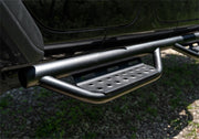 N-fab rs nerf step jeep wrangler jl 4dr - tex. Black, cab length nerf step rear bumper bar close up