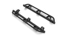 Black textured n-fab trail slider steps for toyota 4runner, front bumper bars