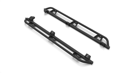 N-fab trail slider steps for toyota tacoma crew cab in textured black