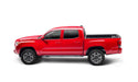 Red truck on white background - n-fab trail slider steps for toyota tacoma crew cab 16-20 in textured black