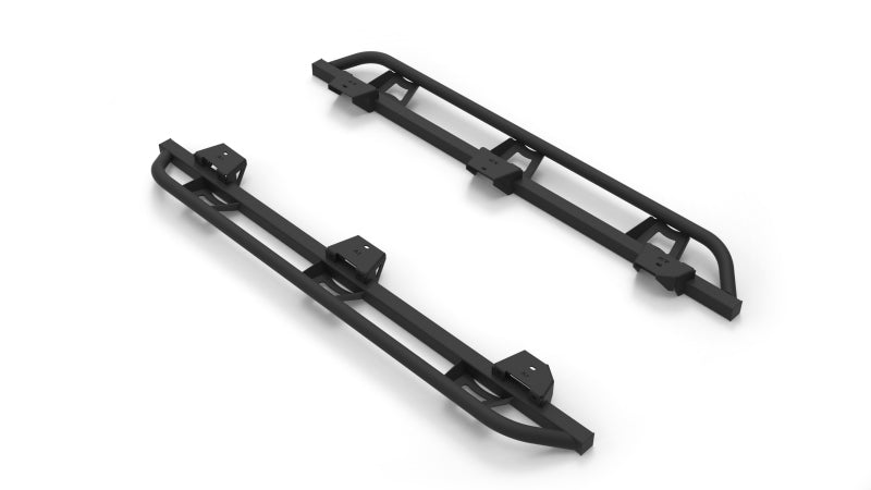 Black front bumper bars for bmw e-type - n-fab trailslider steps 18-20 jeep wrangler jl 4door suv srw textured black