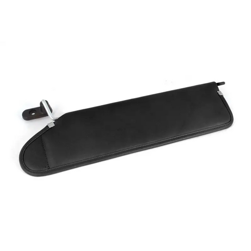 Black leather sun visor case with metal handle for Omix Black Sunvisor Set 03-06 Jeep Wrangler TJ