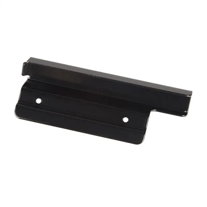 Black plastic tailgate bar bracket for wall mounted ceiling - Omix Bracket Tail Gate Bar Left- 97-06 Jeep TJ.