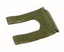 Green metal letter e on hose retainer clip for 74-91 jeep models