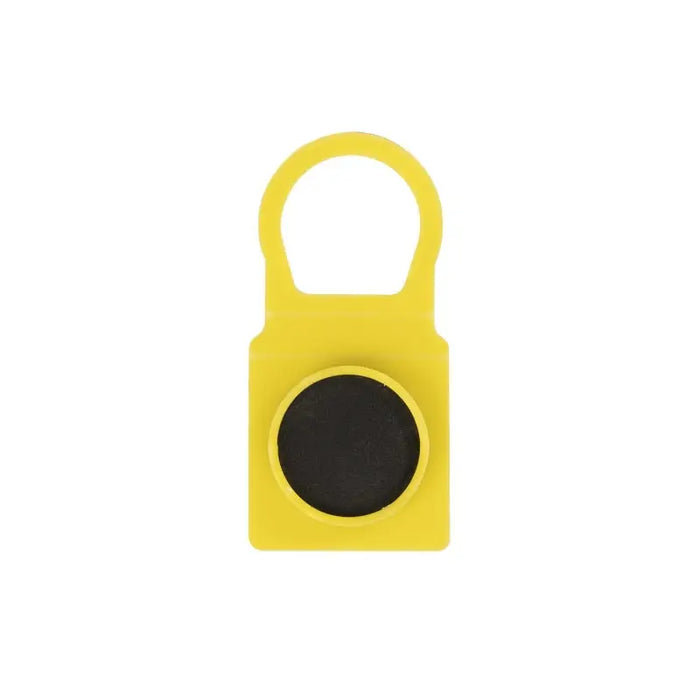 Yellow plastic key with black hole for Omix Cap Coolant Recovery Tank- 97-06 TJ/XJ/WJ/KJ.