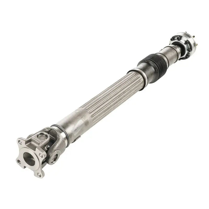 Close up of metal object with handle - Omix Driveshaft Front D44 4sp Auto Trans for Jeep JK.